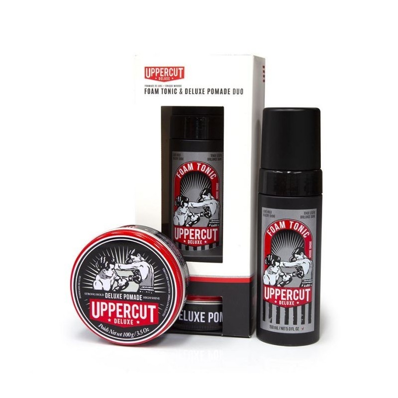UPPERCUT - Deluxe Pomade + Foam Tonic - Duo Spalmoo